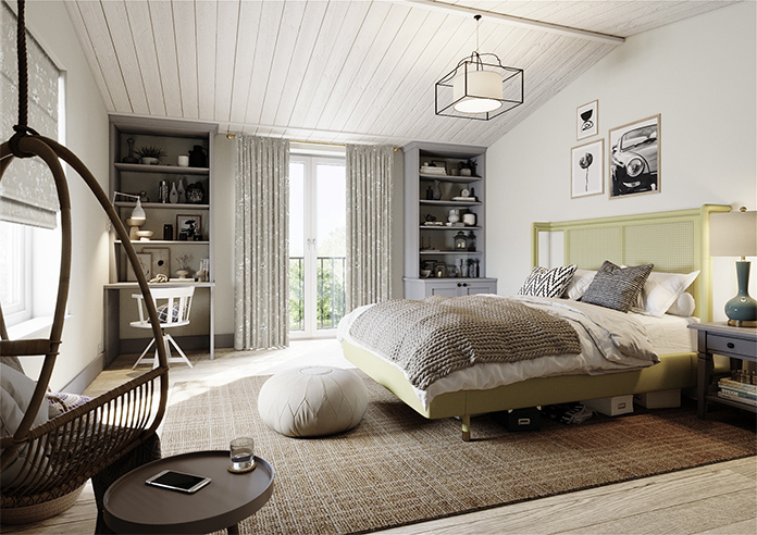 Etched Vine, Sandstone - Made to Measure Curtains - Image 7